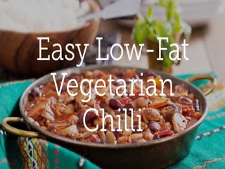 Easy Low-Fat Vegetarian Chilli