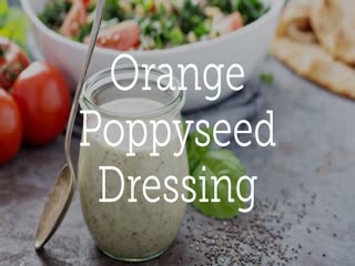 Orange Poppyseed Dressing