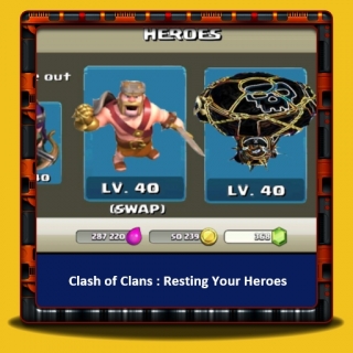 Clash of Clans - Repos Vos héros