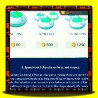Pokemon Go - Spend your Pokecoins on lures and incense