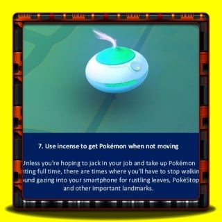 Pokemon Go - Use incense to get Pokemon when not moving