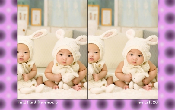 Encontre as diferenças Edição de bebês fofos