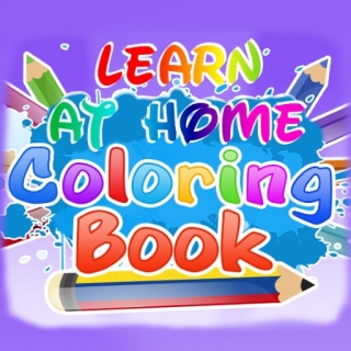 Learn At Home Colouring Book