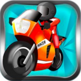 Corrida de motos na terra