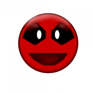 Deadpool Round Eye Smile
