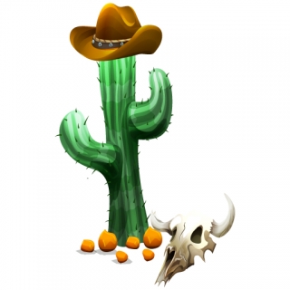 Cactus Skull