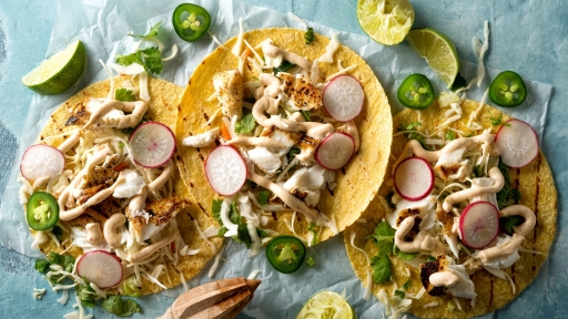Würzige Cajun-Fisch-Tacos