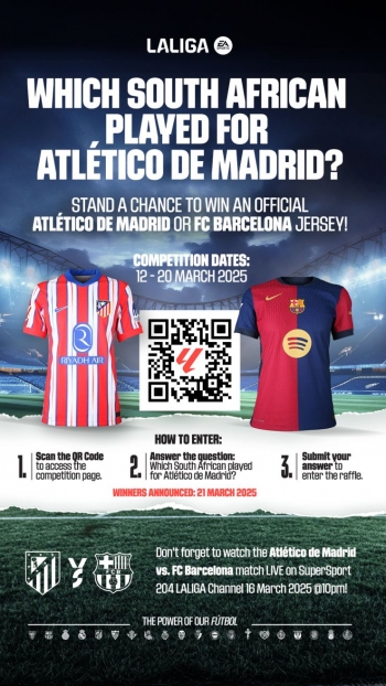 LALIGA raffle competition! Which South African played for Atlético de Madrid?