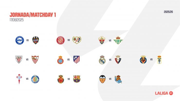 Check out the full LALIGA EA SPORTS 2025/26 fixture list