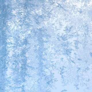Frost Auf Der Fensterbank