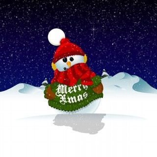 Merry Xmas Snowman