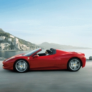 Ferrari 458 Spider On The Move