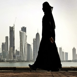 Muslim Woman Morning Walk