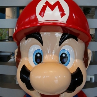 Mario at Ninetendo Showroom Tokyo