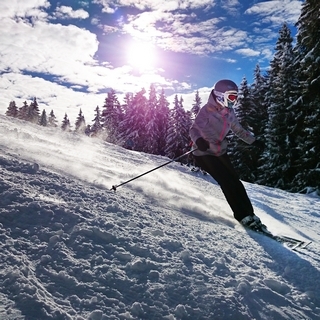 Bright Sun auf der Piste