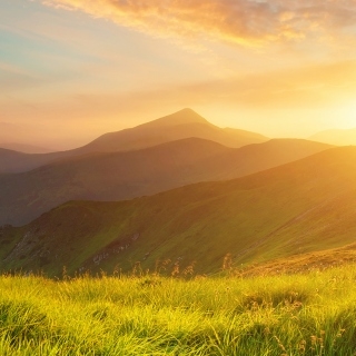Mountain Valley Sunrise