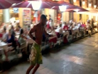 Akrobatische Show der Capoeira In Barcelona