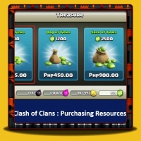 Clash of Clans - Purchasing Resources