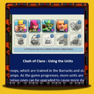 Clash of Clans - Utilisation des unités