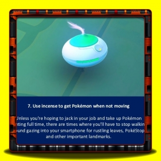 Pokemon Go - Use incense to get Pokemon when not moving