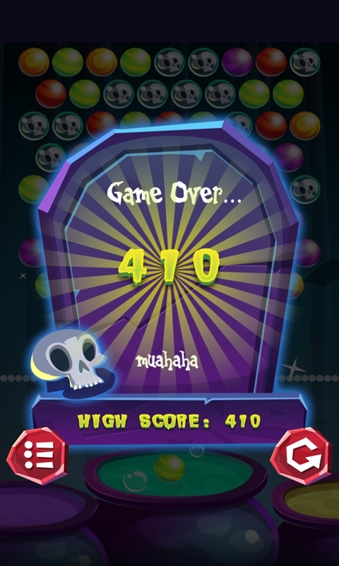 Atirador de bolhas do dia das bruxas