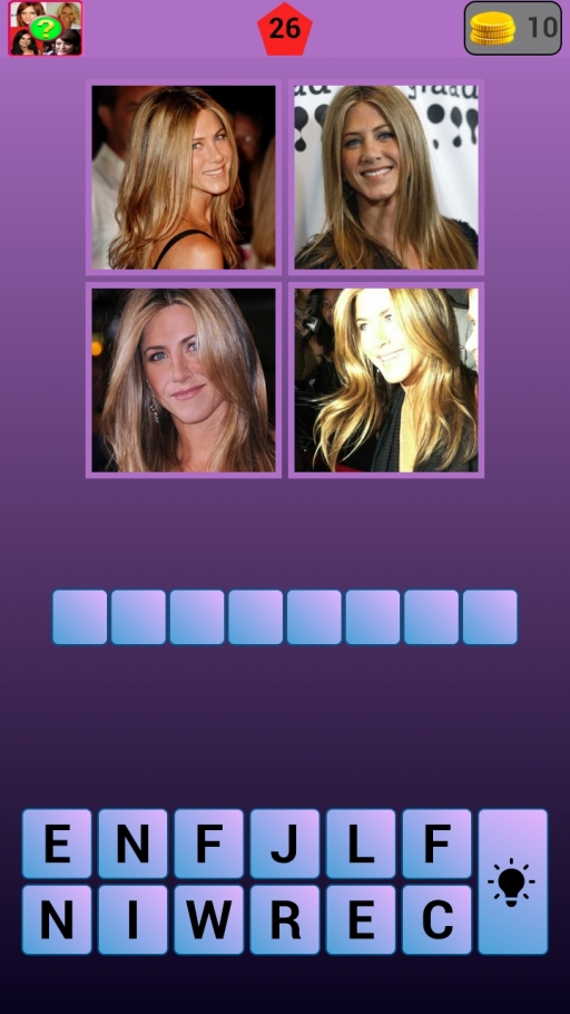 4 Pics 1 Celeb Find the Word