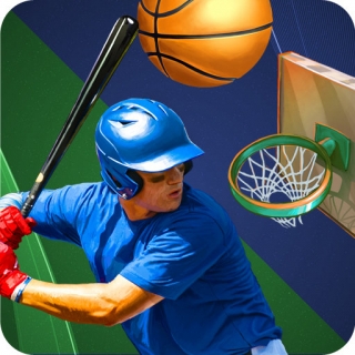 2 in 1 Baseball and Basketball