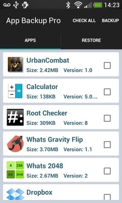 Android App Backup Pro
