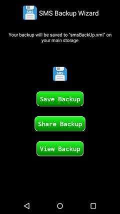 SMS Backup Wizard