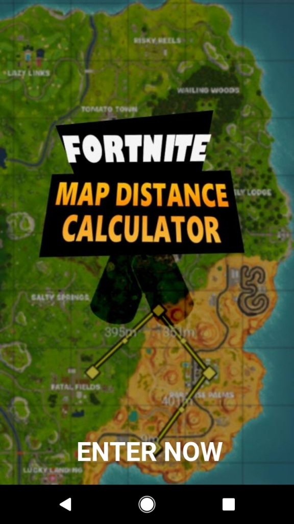 Calculadora de Distância para Fortnite