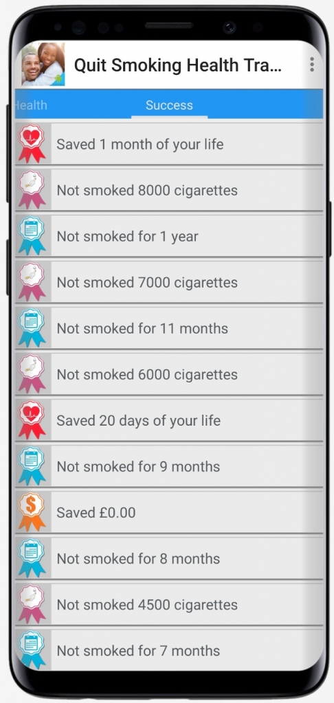 Quit Smoking Health Tracker