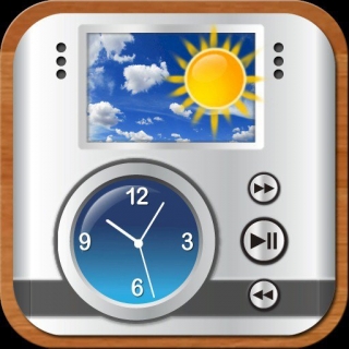 Super Wetter Uhr Wecker Zeit