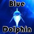 Blauer Delphin