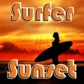 Surfer Sonnenuntergang