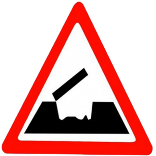 Straßenschild Brücke