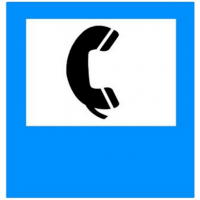 Straßenschild Ruf Mich An