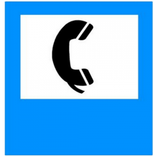 Straßenschild Ruf Mich An