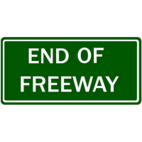 Straßenschild Autobahn