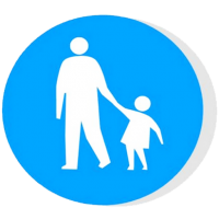 Straßenschild Kinder