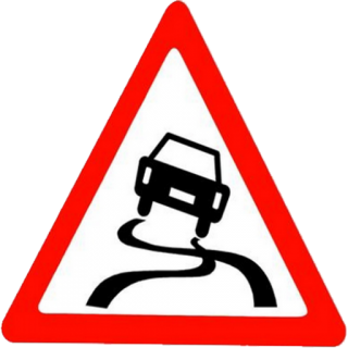 Straßenschild Kontrolle Verloren