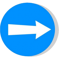 Straßenschild Einbahn