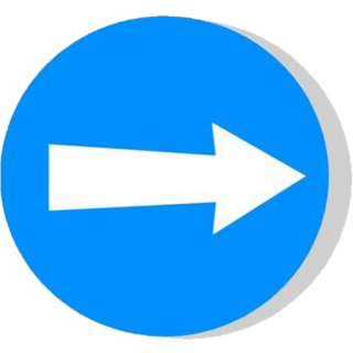 Road Sign One Way