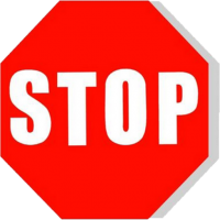 Straßenschild Stopp