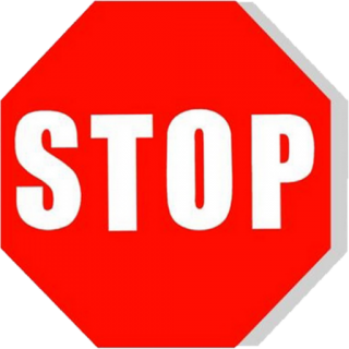 Straßenschild Stopp