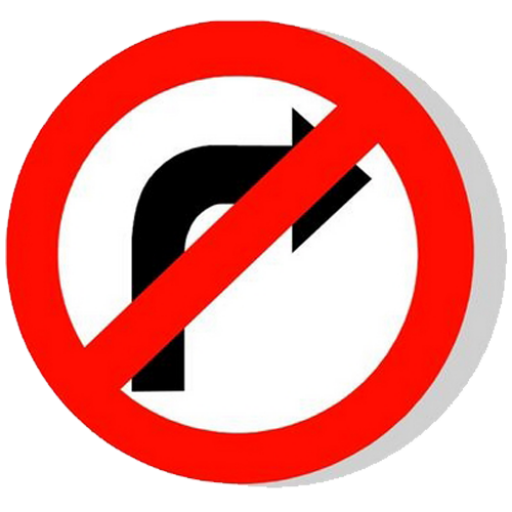 Road Sign Turn Left