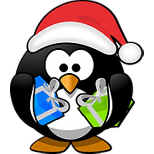 Penguin With Presents Sticker