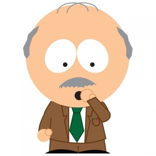 South Park Überraschter Lehrer