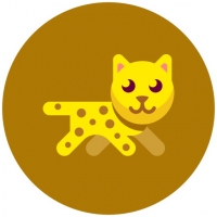 Katzen-Leopard