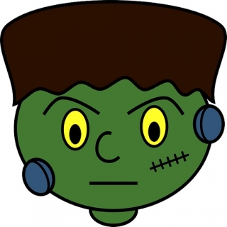 Horror Cartoon Frankenstein