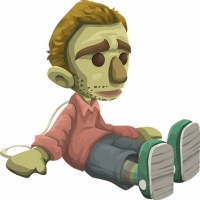 Horror Zombie Puppe